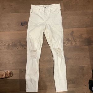 White top shop jamie jeans